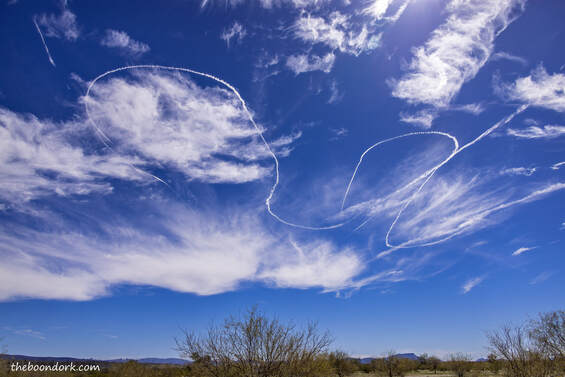 Sky writing Picture