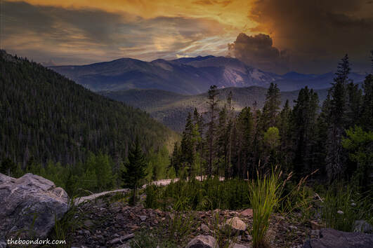 Colorado mountains sunset Picture