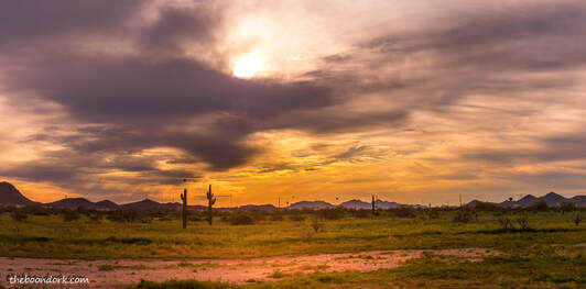 ssunrise at Ben Avery's rifle range Phoenix Arizona Picture