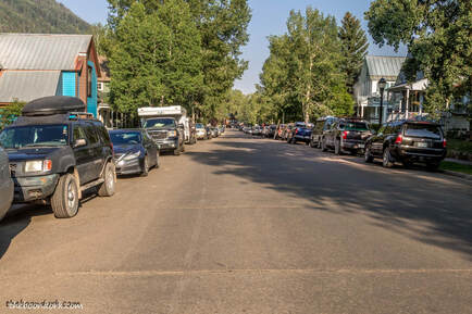 Parking in Telluride Colorado  Picture