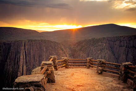 Sunrise Black Canyon of the Gunnison Colorado  Picture
