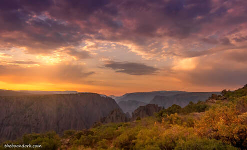 Sunrise Black Canyon of the Gunnison national Park  Picture