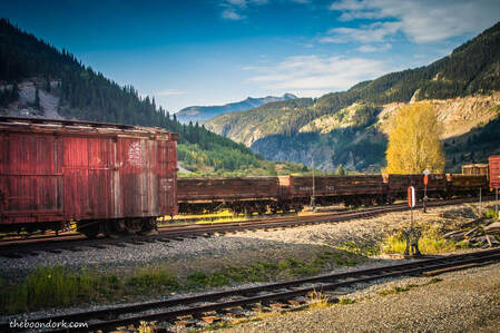 Narrow gauge train Silverton Colorado  Picture