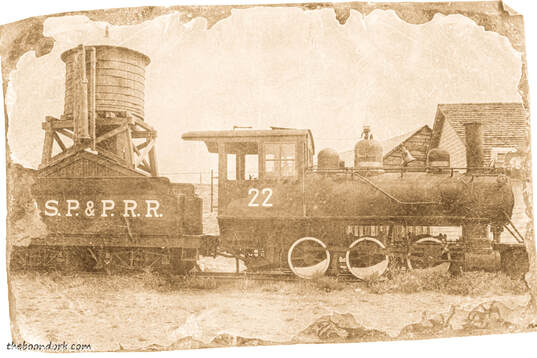 Narrow gauge steam engine Colorado Picture