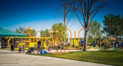 Denver neighborhood playground  Picture