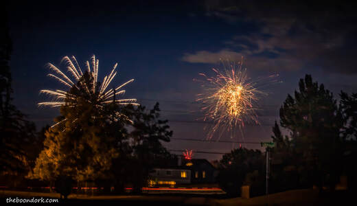 Fourth of July fireworks  Picture