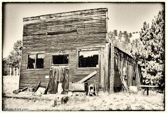 Old town hall Guffey Colorado Picture