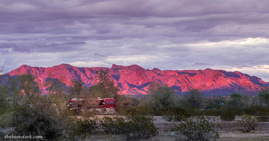 red Mountains Quartzsite Arizona Picture