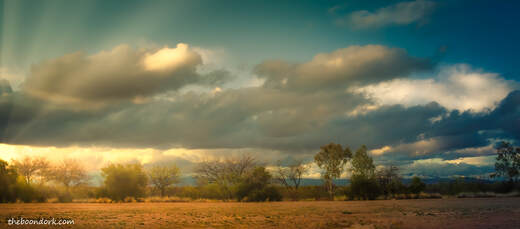 Tucson Arizona cloudy day Picture