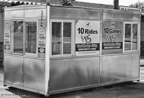 ticket booth in the County Fairgrounds Picture