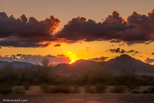 desert sunset southern Arizona Picture