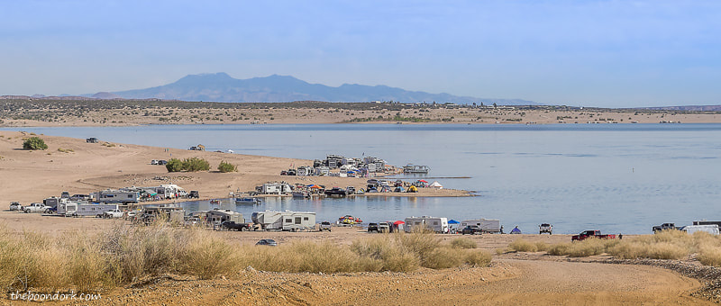 Elephant Butte state Park Easter crowds