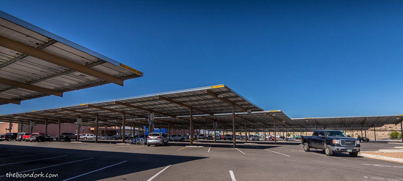 Walmart parking lot solar panels