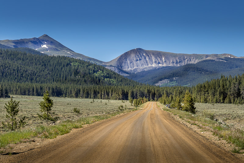 The road to Tincup Colorado