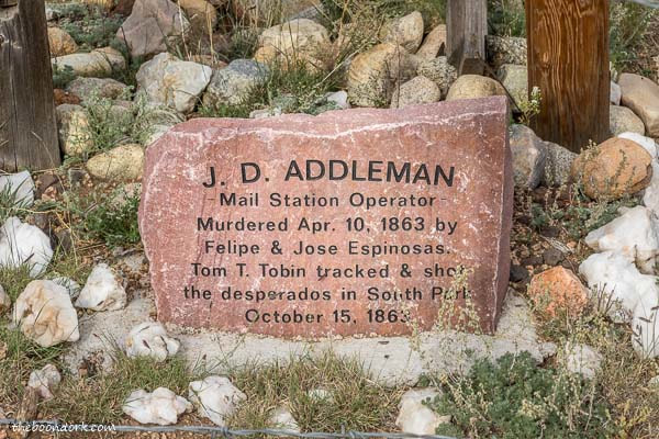 Pioneer Addlemans grave Park County Colorado