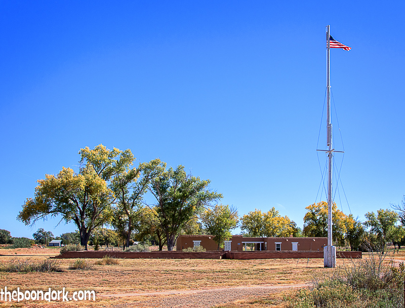 Outline of old Fort Sumner New Mexico