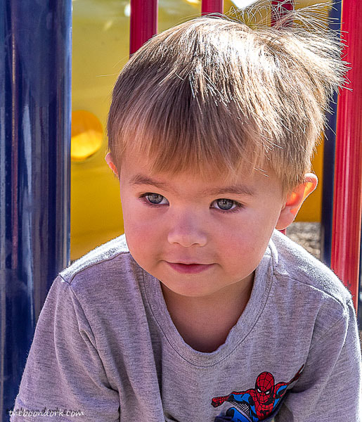 Grandson at the playground