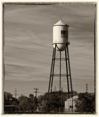 Water tower Alamosa Colorado Picture