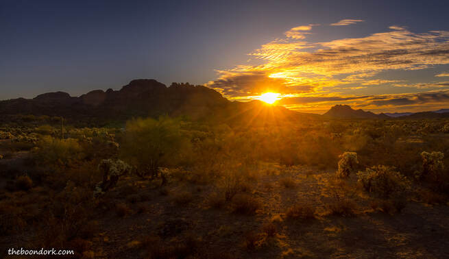 Sunrise Wickenburg Arizona Picture