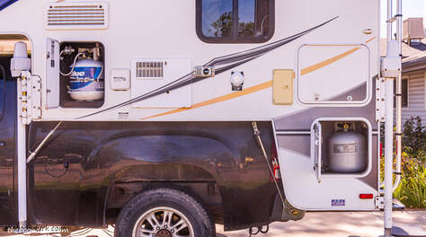 Lance camper new propane cubbyPicture