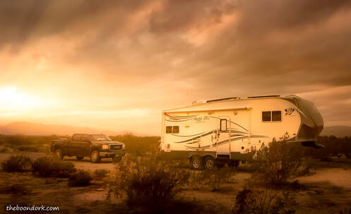 boondocking on a cloudy Arizona day Picture