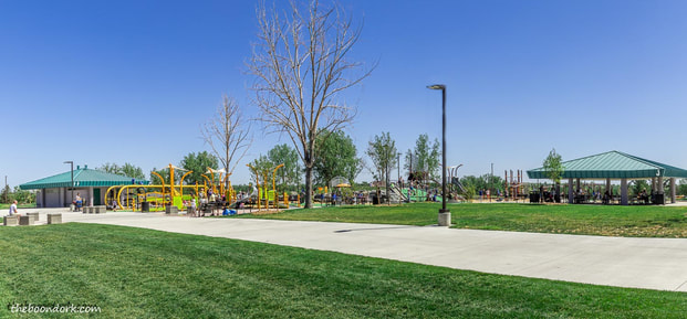 Playground at local park in Denver  Picture