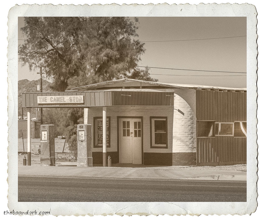 Old Quartzsite gas station Quartzsite Arizona