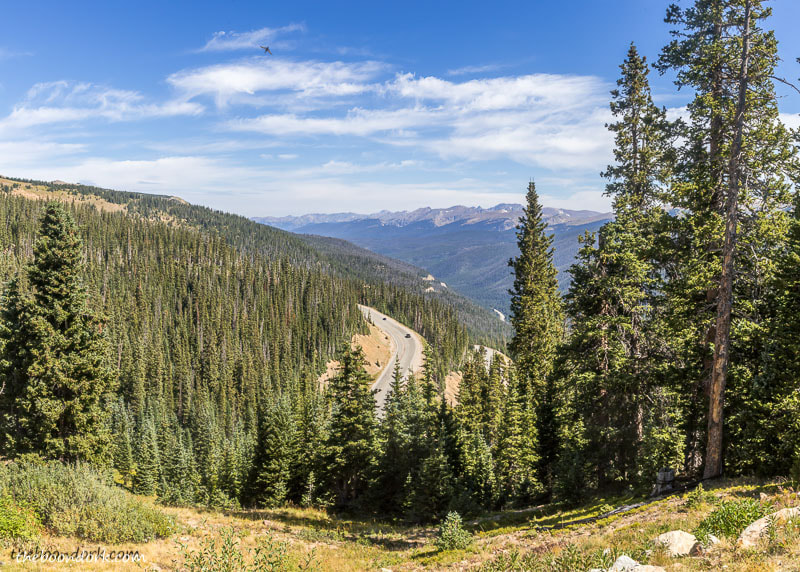 The road to Rocky Mountain national Park