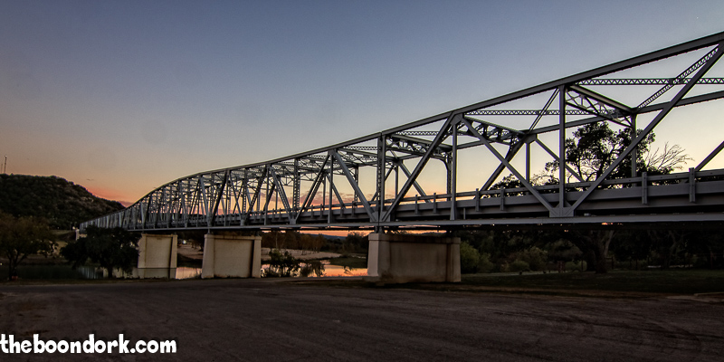 Bridge over the Llano River Junction Texas