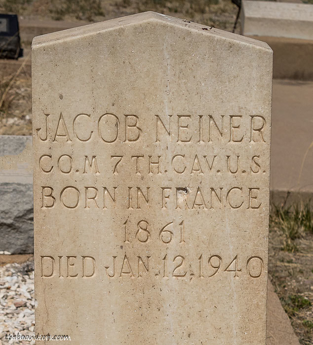 Old tombstone in tombstone Arizona