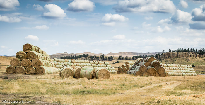 Hay roles in Montana