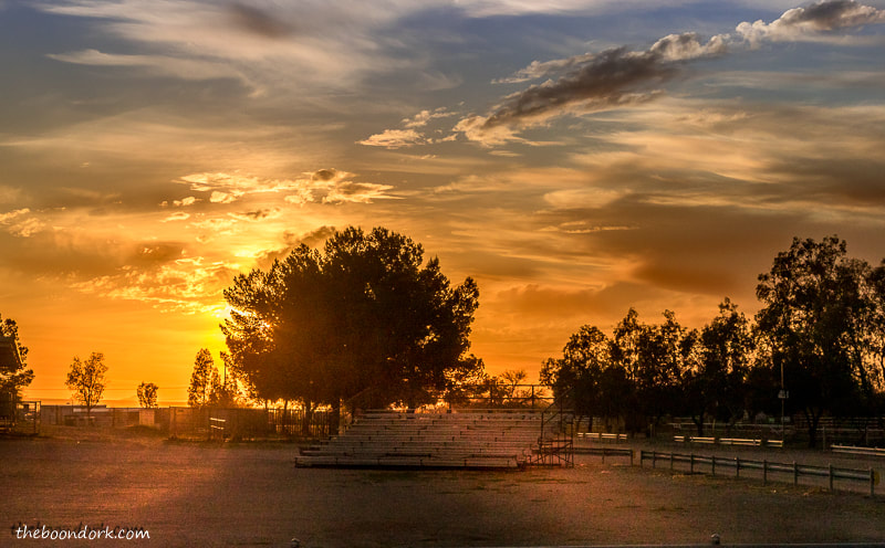 Pima County Fairgrounds sunset