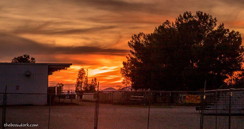Last nights sunset at the fairgrounds.