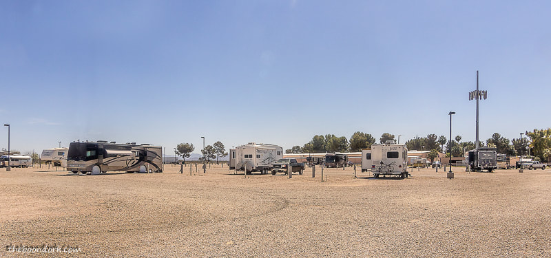 Camping at the Pima County Fairgrounds Tucson Arizona