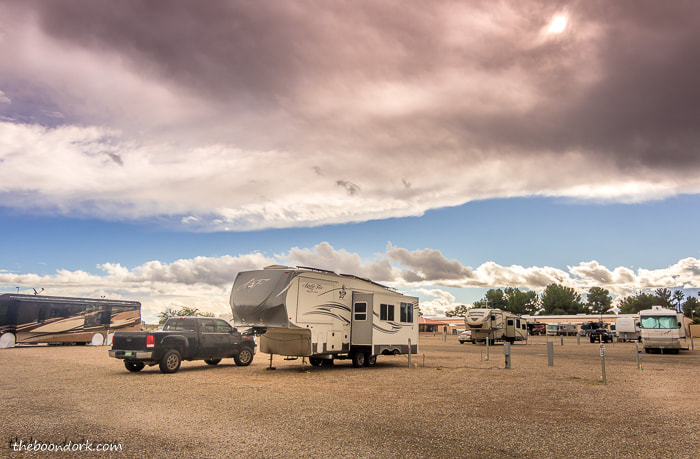 camping at the Pima County Fairgrounds Tucson Arizona