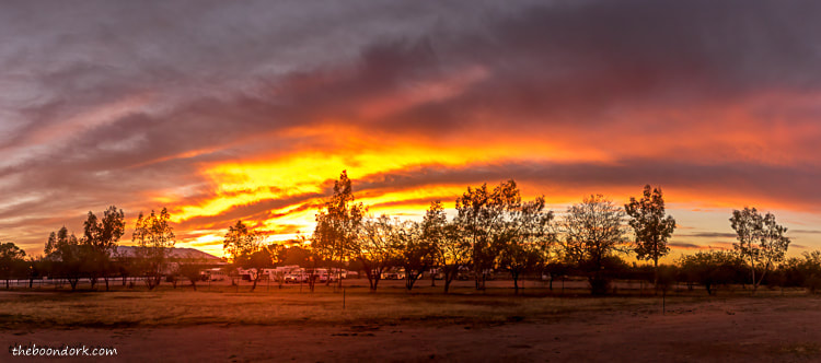 sunset at the Pima fairgrounds Tucson Arizona