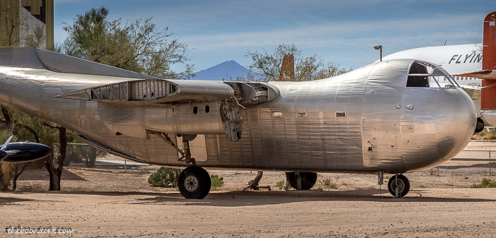 Ugly airplane at the Pima air and space Museum Tucson Arizona
