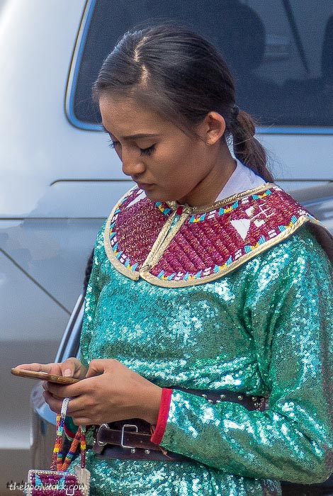 Indian girl with cell phone