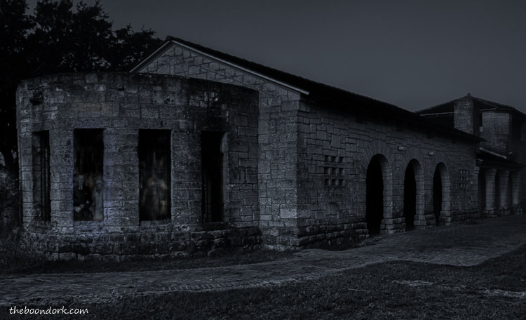 old haunted stone building