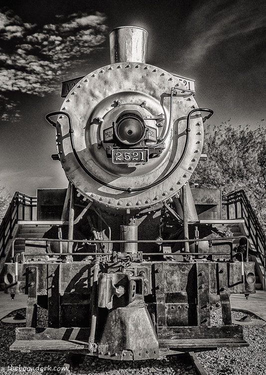 Steam train, old town Yuma Arizona